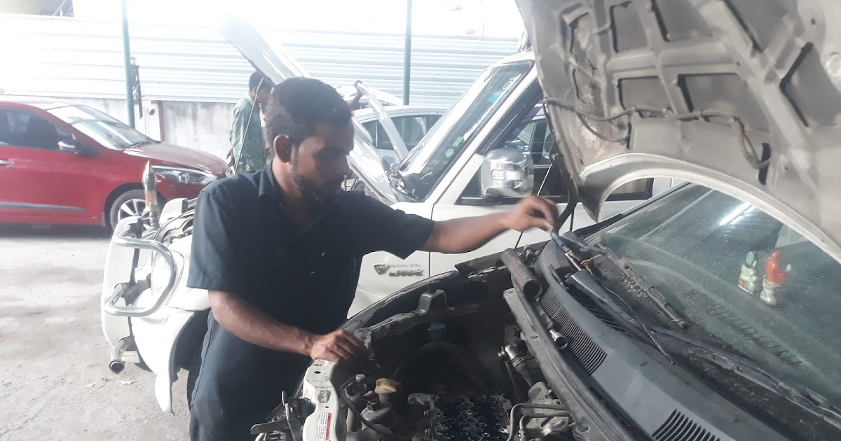 CAR MECHANICS NEW FRIENDS MOTORS AT ATTAPUR