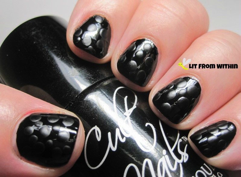dotted Cult Nails Fetish, a wax-finish black