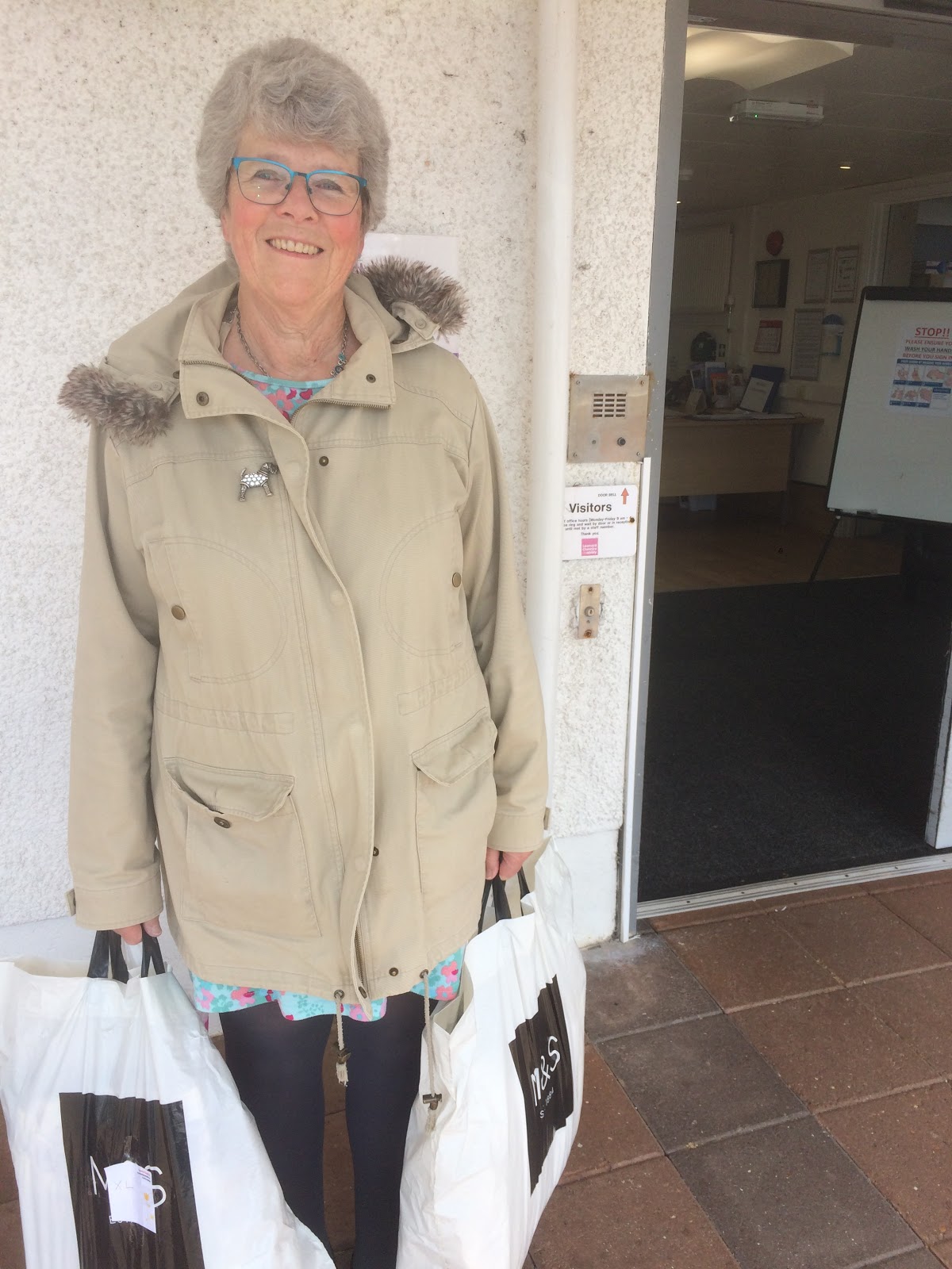 Delivery of our first scrubs!