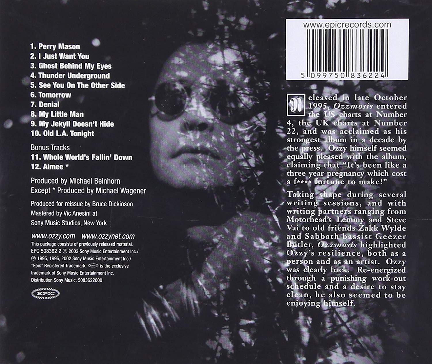 ozzy osbourne ozzmosis full