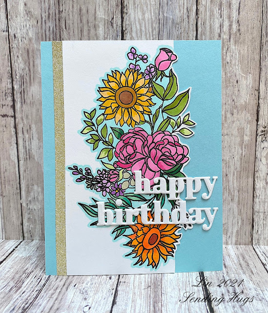 Sending Hugs Sunshine Flowers