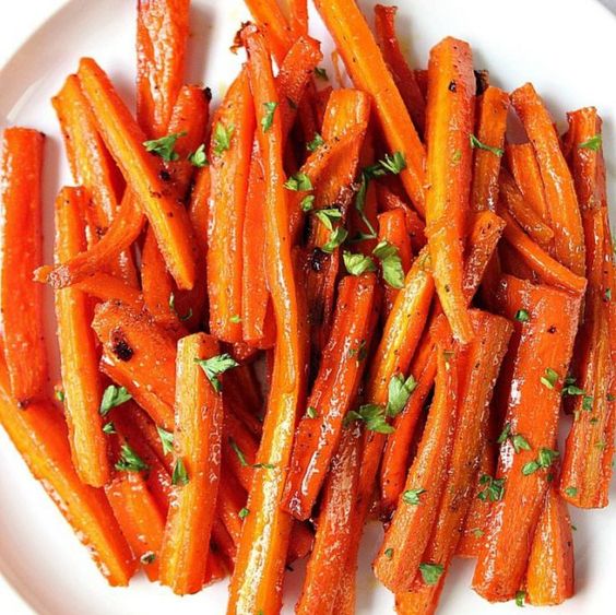 Brown Sugar Roasted Carrots - Food Inspiration Healthy