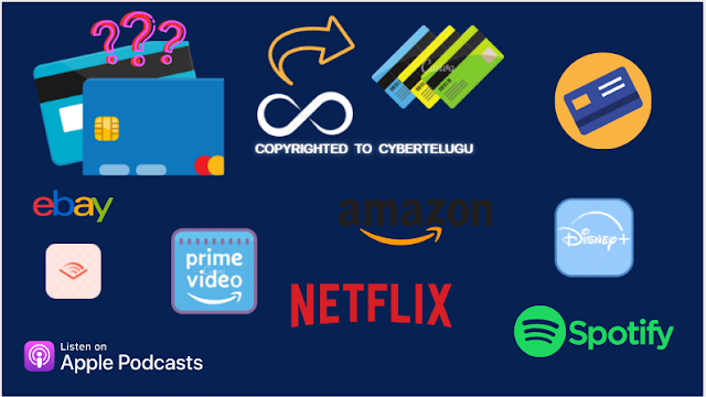 How To Get Free Unlimited Virtual Credit Cards For Netflix , Amazon Free Trials