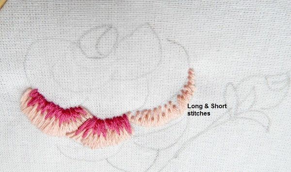 Hướng dẫn thêu mũi đâm xô - Hình 2