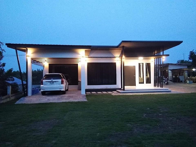 บ้านโมเดิร์นชั้นเดียว บ้านโมเดิร์นชั้นเดียว