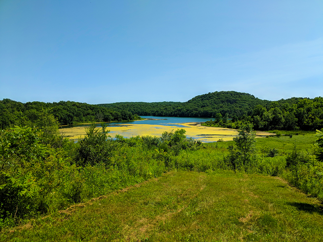 Twin Valley Lake from the Old Orchard Trail