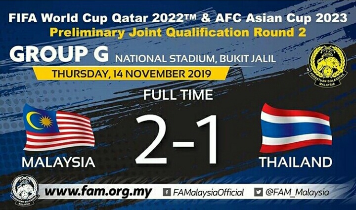 Malaysia tarikh vs thailand perlawanan Live Streaming