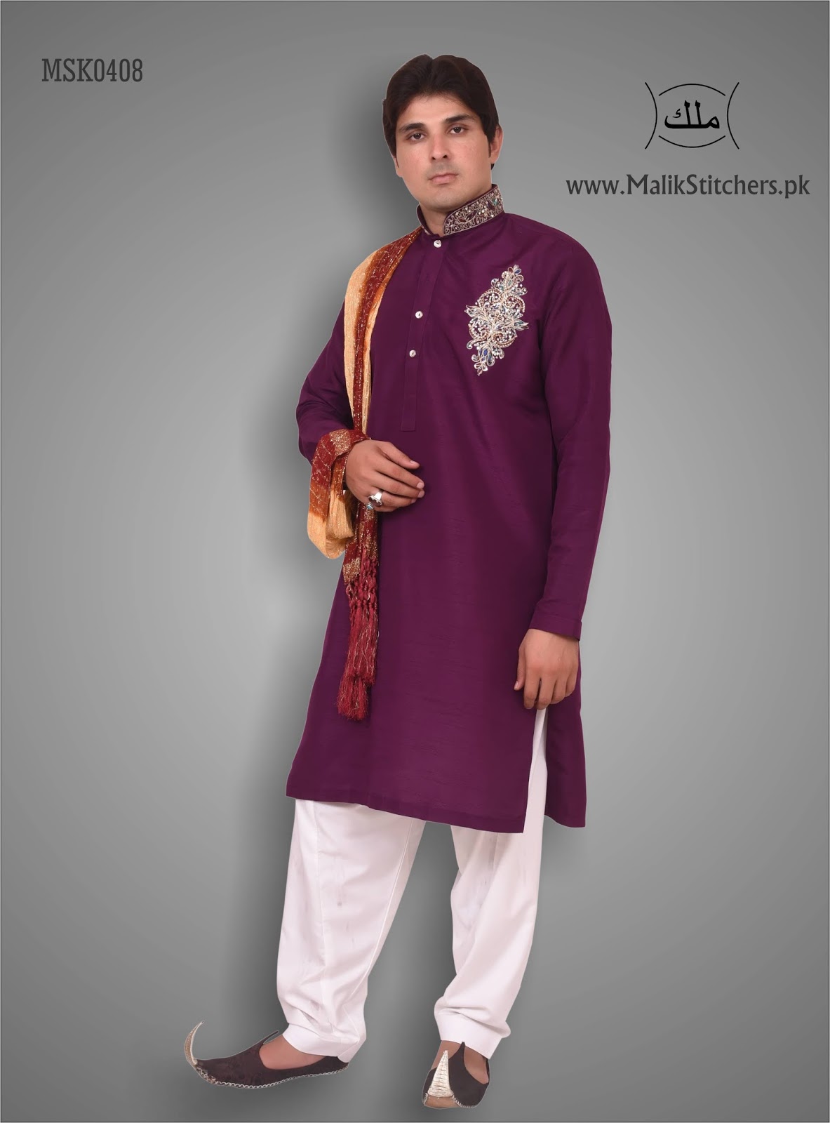 Malik Stitchers ملك MSK0408 Exporter of gents shalwar kameez in