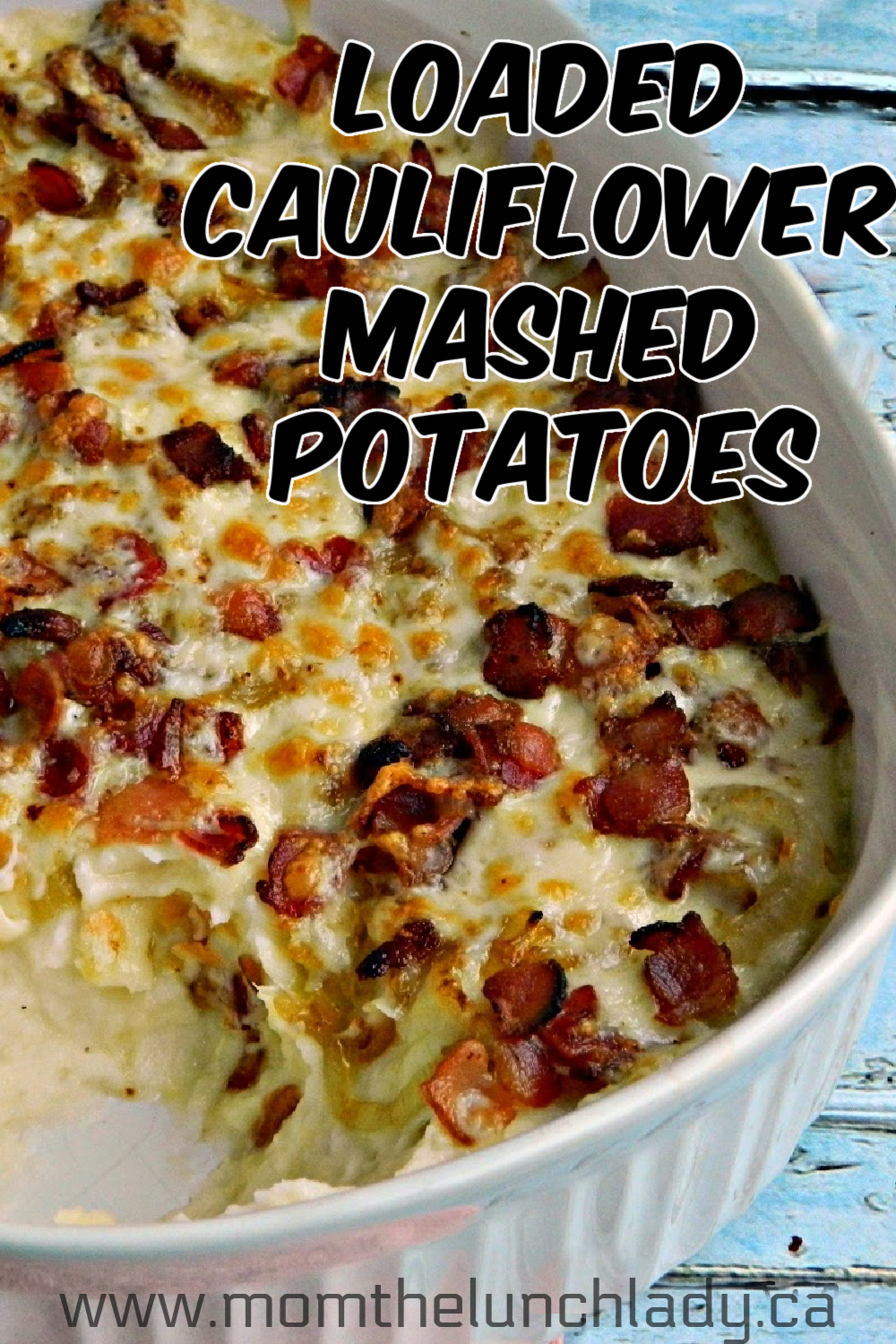 Loaded Cauliflower Mashed Potatoes