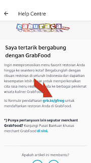 Cara daftarkan warung di Grabfood