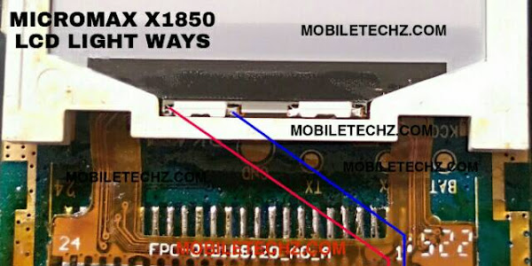 Micromax X1850 Lcd Light Ways Problem Solution Jumper