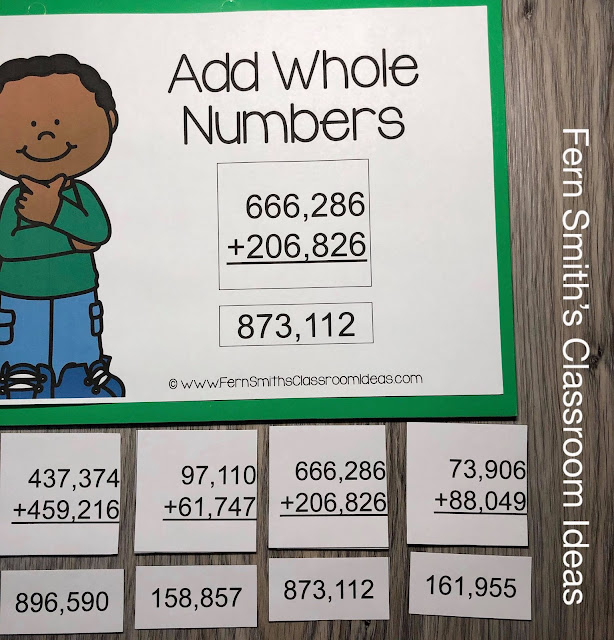Click Here to Download This 4th Grade Go Math 1.6 Add Whole Numbers Center Games Resource for Your Classroom Today!