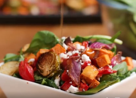 Recipe - Maple Balsamic Roasted Veggie Salad Recipe - Maple Balsamic Roasted Veggie Salad