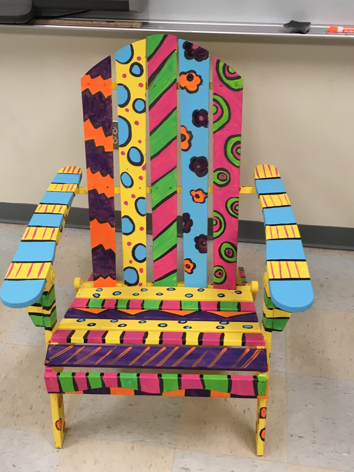 Lines, Dots, and Doodles Chair