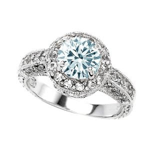 engagement rings aquamarine