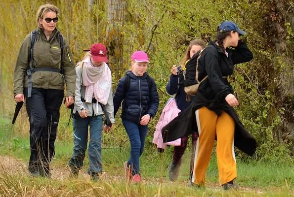 King Philippe, Queen Mathilde, Crown Princess Elisabeth, Prince Gabriel, Prince Emmanuel and Princess Eleonore in Spain