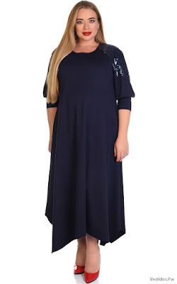 Vestidos Azules para Gorditas Vestidos Azules para Gorditas