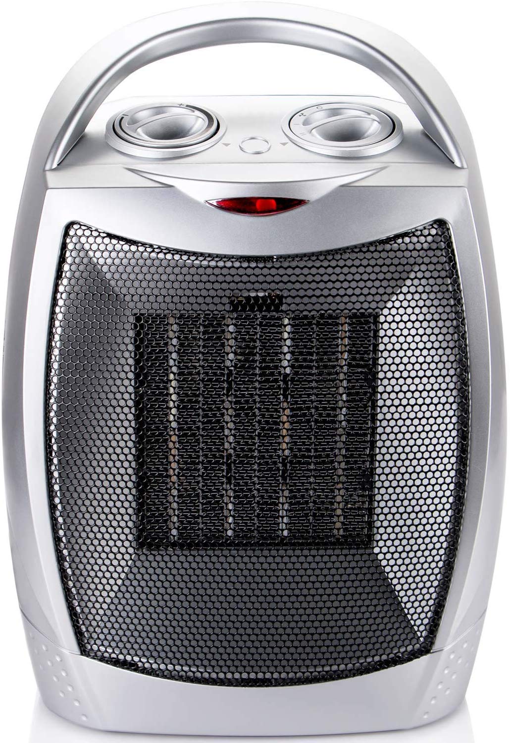 1500W / 750W Ceramic Space Heater with Overheat Protection & TipOver Protection, Portable