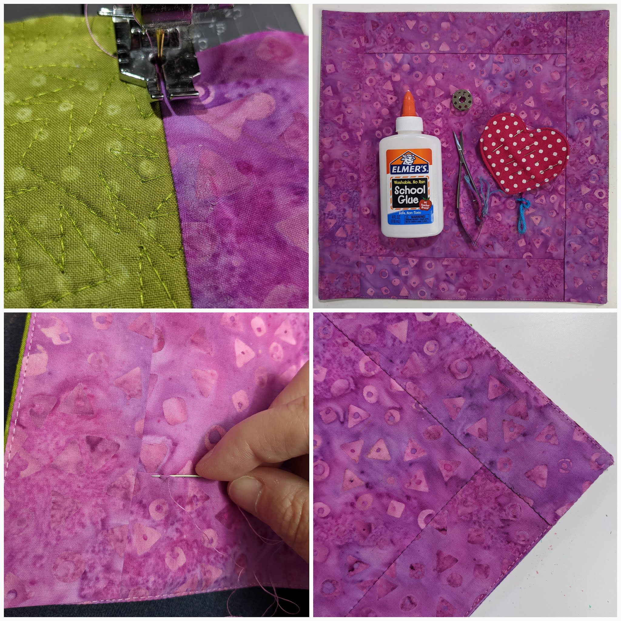 Elmer's Washable School Glue - Purple Daisies Quilting