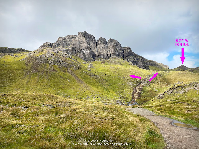 Old Man of Storr walk route map Skye Hike time wanderung store