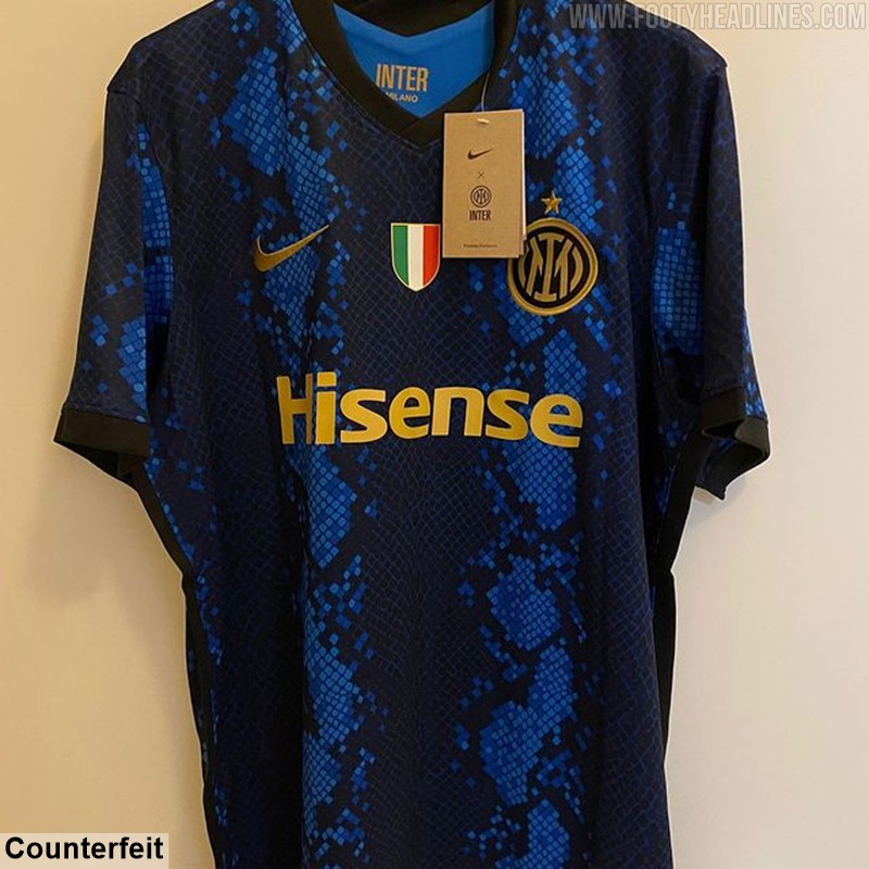 Gefälschtes Nike Inter Mailand 21-22 Trikot "geleakt" - Nur Fussball