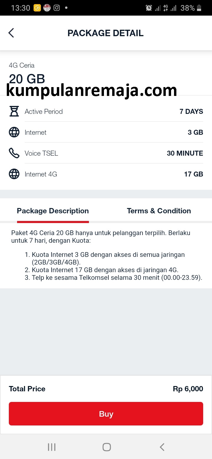 Cara Beli Paket 4g Ceria 20gb Harga Rp 6000 Telkomsel Kumpulan Remaja Cara Beli Paket 4g Ceria 20gb Harga Rp 6000 Telkomsel Kumpulan Remaja