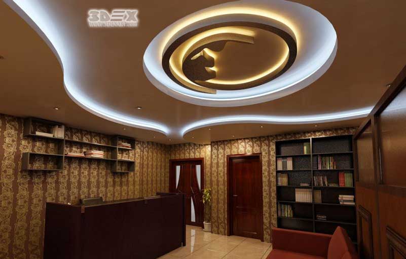 Latest 50 Pop False Ceiling Designs For Living Room Hall 2019