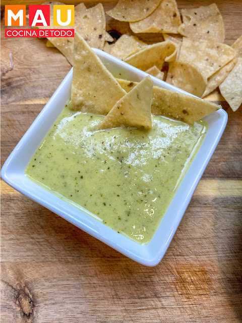mau cocina de todo receta facil salsa verde cremosa chopear tacos al vapor sudados pancho la cima