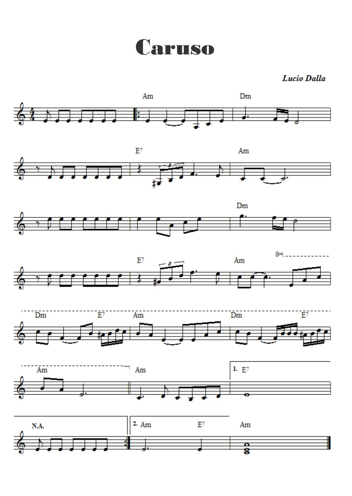 Adriano Dozol Dicas, Partituras e Vídeos Teclado Piano Caruso