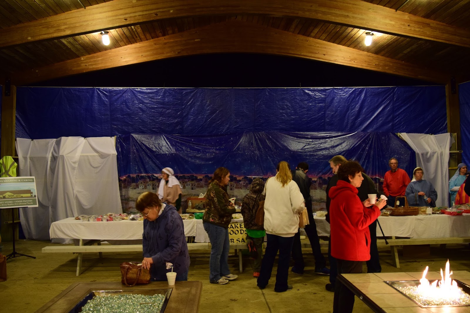 Vintage Johnstown Live Nativity Greenhouse Park