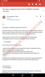 Cara Mudah Mengaktifkan Kembali Akun Instagram