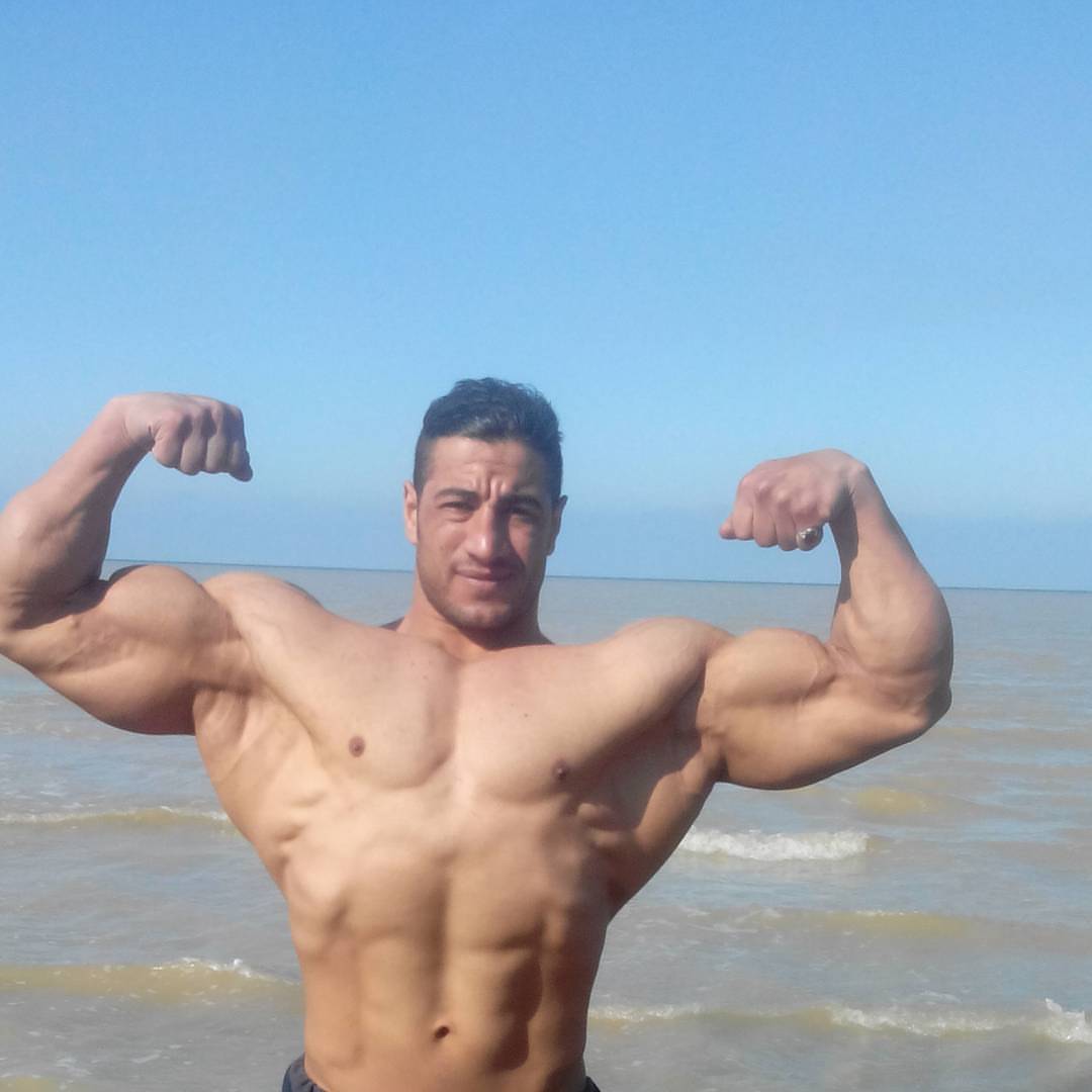 Muscle Lover Massive Persian Bodybuilder Mahmoud Mohagh