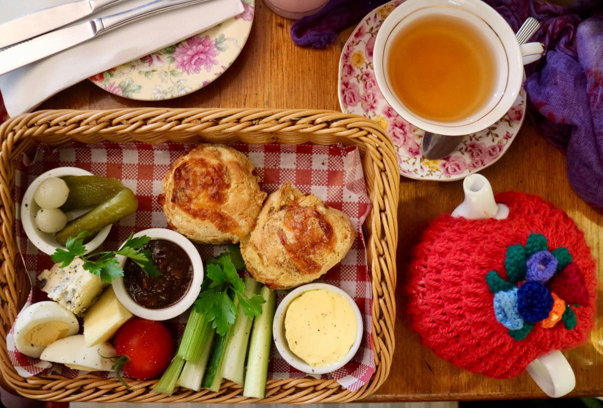 Green Gourmet Giraffe The Tea Cosy tearooms, The Rocks, Sydney