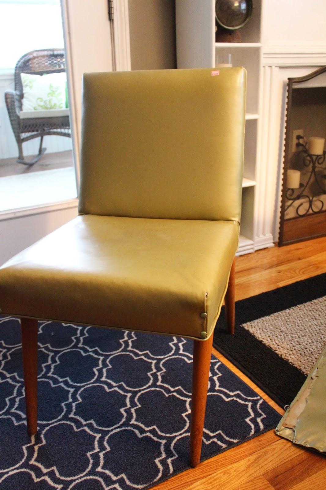 My Peace at Home How to reupholster a chair from Good Will?