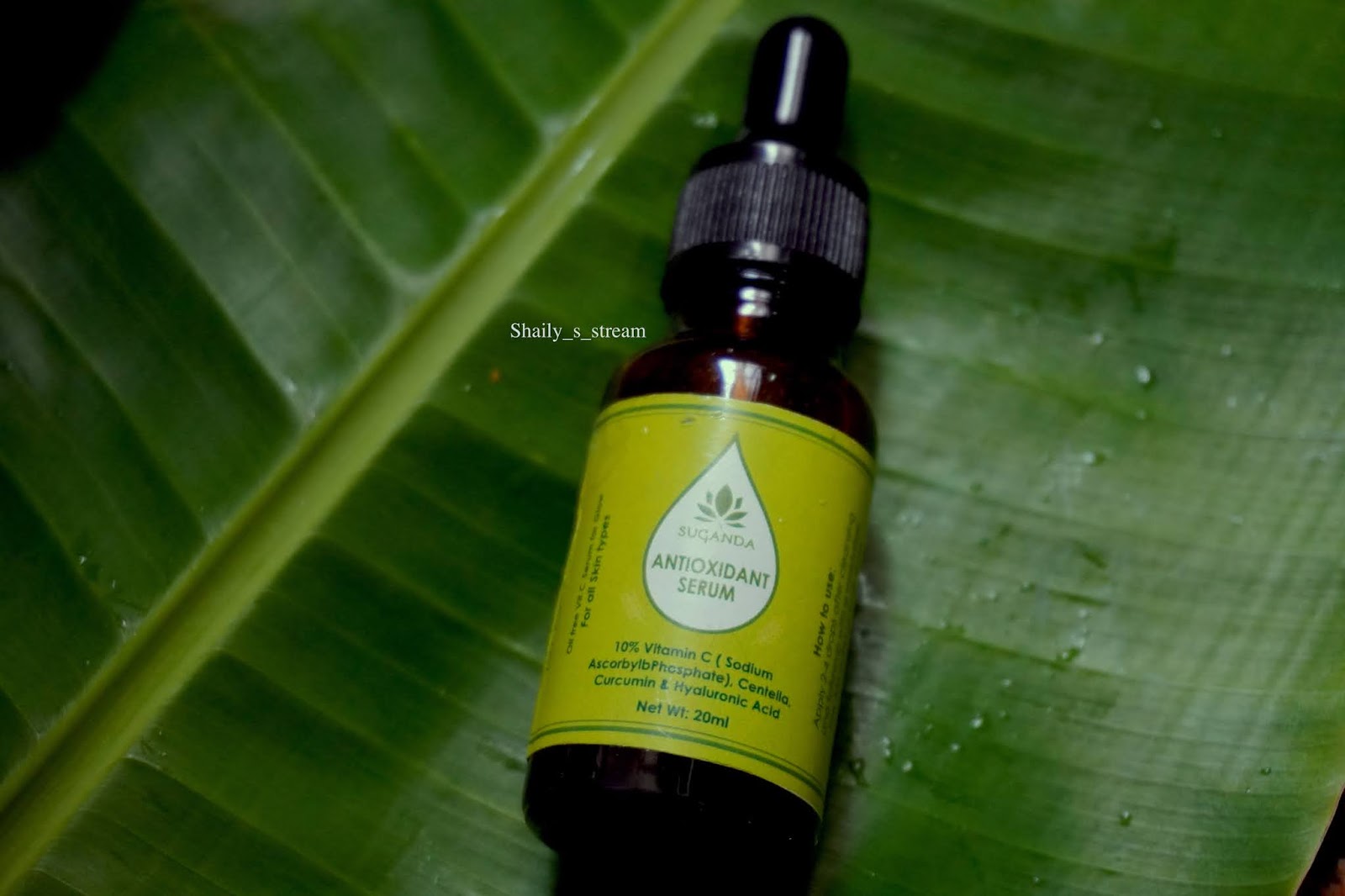 Suganda's Antioxidant Serum Review Vitamin C Serum