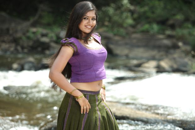 Meghana Raj Hot Stills in Yakshiyum Njanum Movie