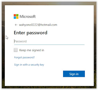 Password Microsoft account