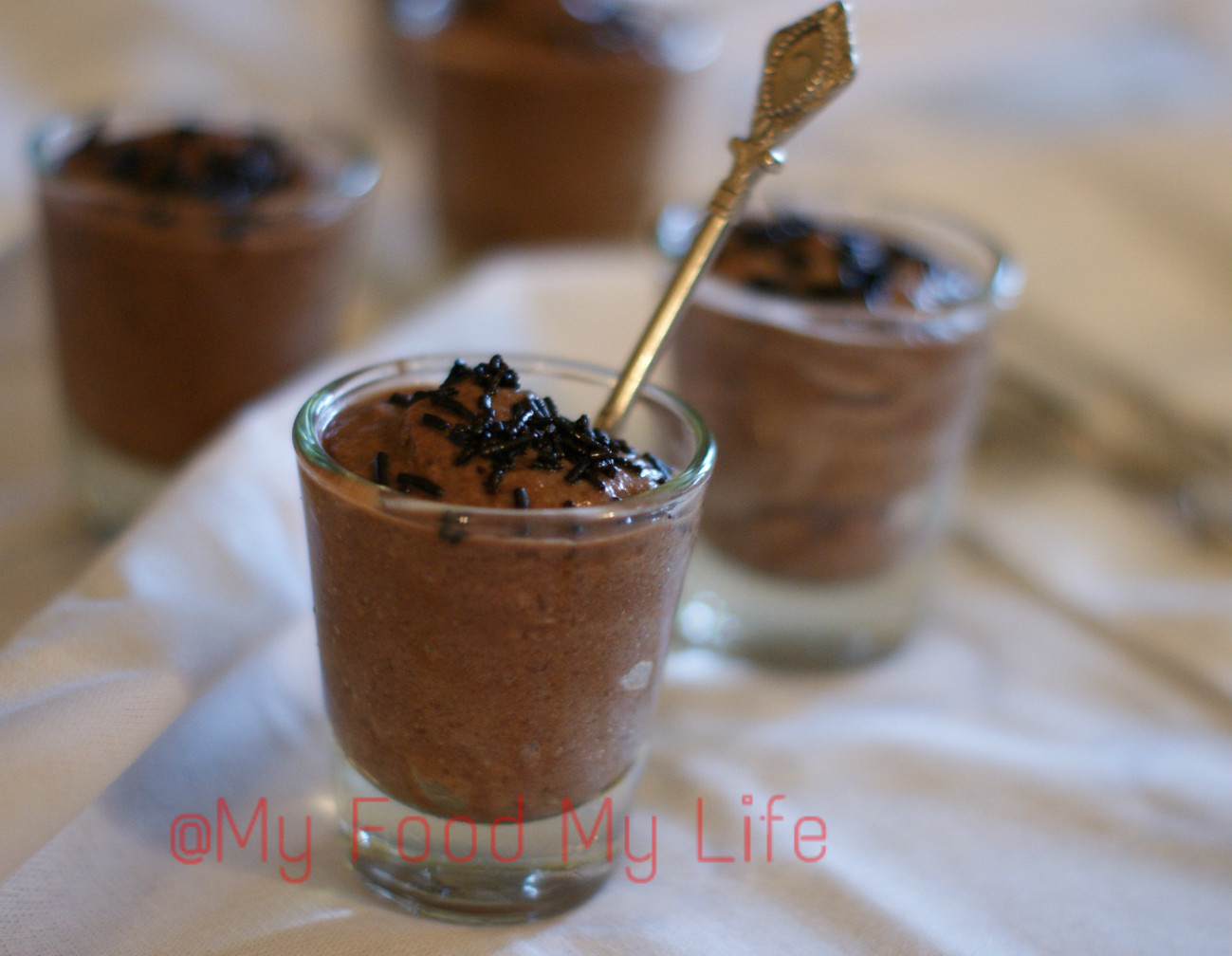 My Food My Life Easy Dessert Chocolate Mousse Shots