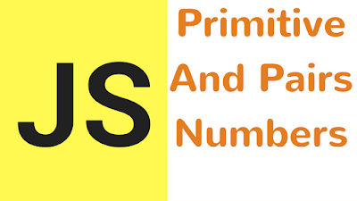 Javascript Array - Primitive And Pairs Numbers