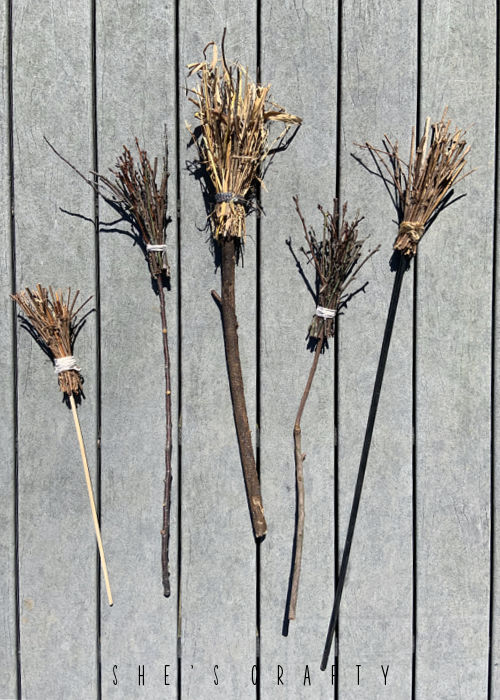 How to make FREE twig brooms