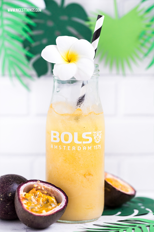 Bols Maracuja Flip: Eggnog Passionfruit Cocktail