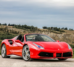 Red Ferrari 488 Spider Wallpaper 1