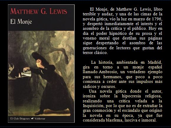 El monje Matthew G. Lewis