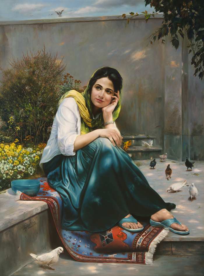 Иранский художник. Mitra Shadfar Иранский художник. Mitra Shadfar