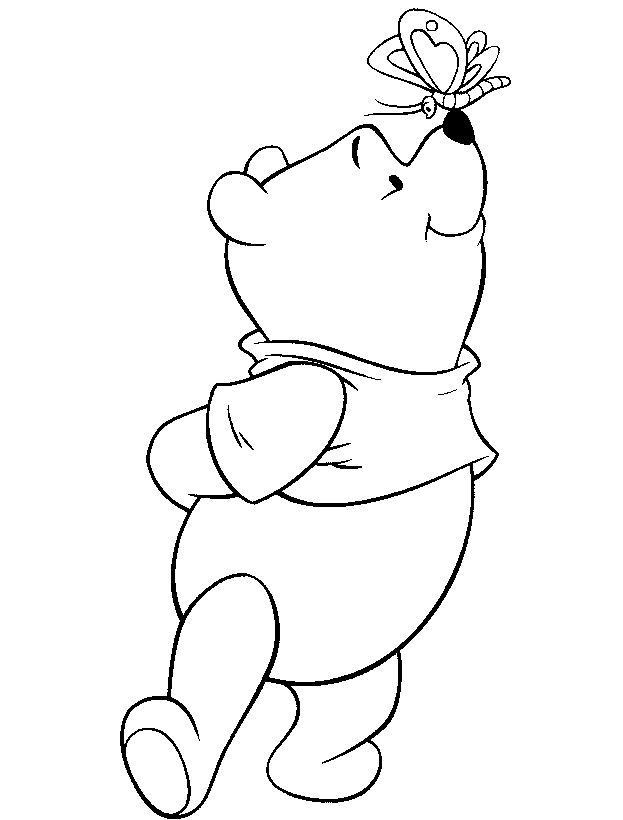 Winnie Pooh Drawing ~ Child Coloring