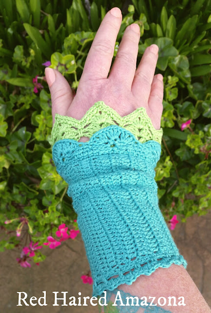 Wrist cuff crochet tutorial