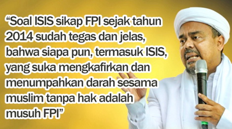 Dituduh Ikut Dukung ISIS dan PKI, Begini Klarifikasi Habib Rizieq
