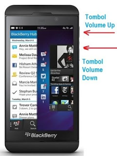 Cara Mudah Screenshot di HP BlackBerry Z10