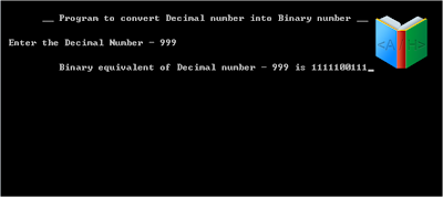 Assignment Hub: Convert Decimal Number into Binary Number in C ...