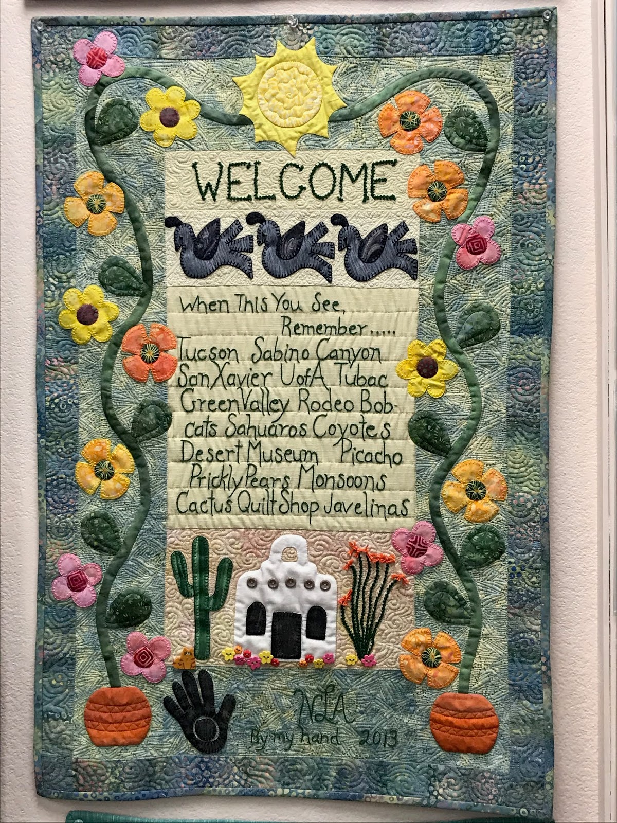 Sherrie loves color! Tucson quilt shops